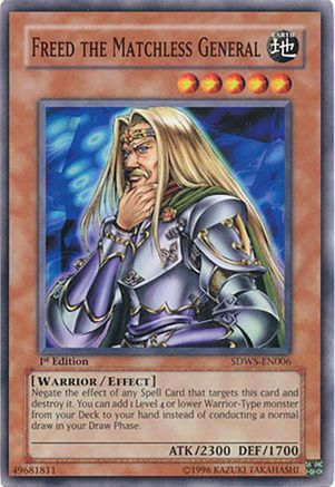 Image of Freed the Matchless General (SDWS-EN006) - Structure Deck: Warriors' Strike 1st Edition