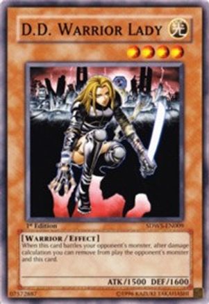 Image of D.D. Warrior Lady (SDWS-EN009) - Structure Deck: Warriors' Strike 1st Edition