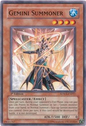 Image of Gemini Summoner (SDWS-EN011) - Structure Deck: Warriors' Strike 1st Edition