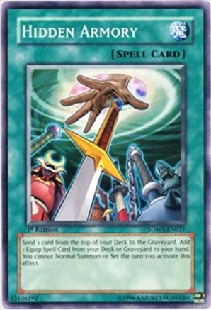 Image of Hidden Armory (SDWS-EN021) - Structure Deck: Warriors' Strike 1st Edition