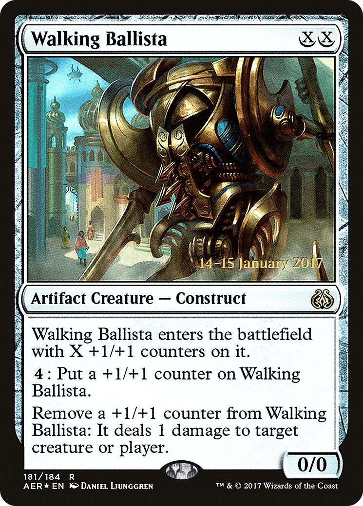 Image of Walking Ballista (PRE-181) - Aether Revolt Promos Foil