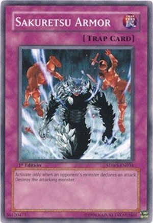 Image of Sakuretsu Armor (SDWS-EN034) - Structure Deck: Warriors' Strike 1st Edition