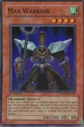 Image of Max Warrior (SOVR-EN003) - Stardust Overdrive 1st Edition