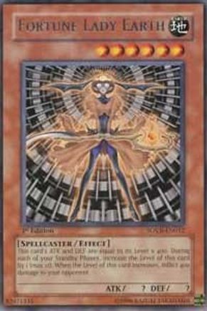 Image of Fortune Lady Earth (SOVR-EN012) - Stardust Overdrive 1st Edition