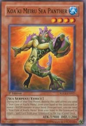 Image of Koa'ki Meiru Sea Panther (SOVR-EN027) - Stardust Overdrive 1st Edition