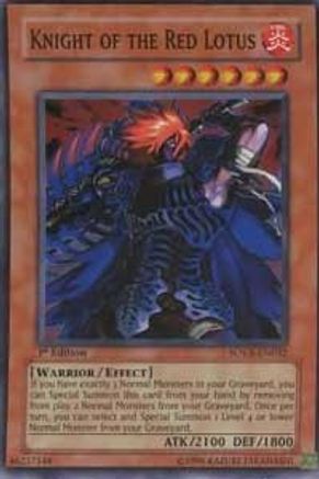 Image of Knight of the Red Lotus (SOVR-EN032) - Stardust Overdrive Unlimited