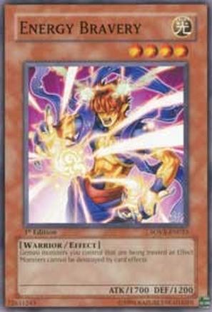 Image of Energy Bravery (SOVR-EN033) - Stardust Overdrive 1st Edition