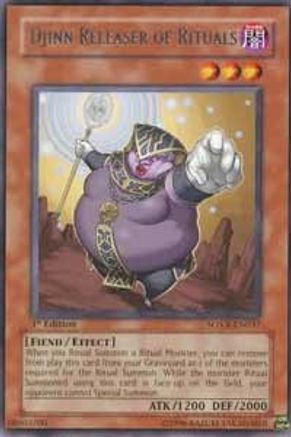Image of Djinn Releaser of Rituals (SOVR-EN037) - Stardust Overdrive Unlimited