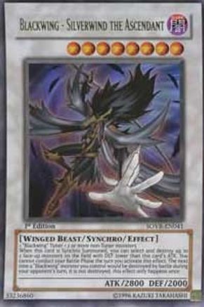 Image of Blackwing - Silverwind the Ascendant (SOVR-EN041) - Stardust Overdrive 1st Edition