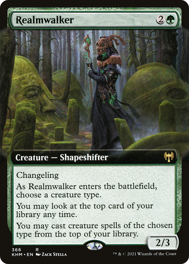 Image of Realmwalker (Extended Art) (KHM-366) - Kaldheim: (Extended Art) Foil