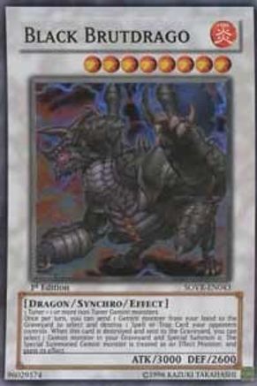 Image of Black Brutdrago (SOVR-EN043) - Stardust Overdrive 1st Edition
