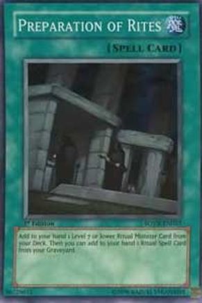 Image of Preparation of Rites (SOVR-EN057) - Stardust Overdrive 1st Edition