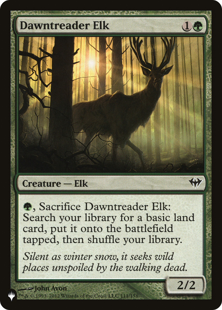Image of Dawntreader Elk (LIST-DKA-111) - The List