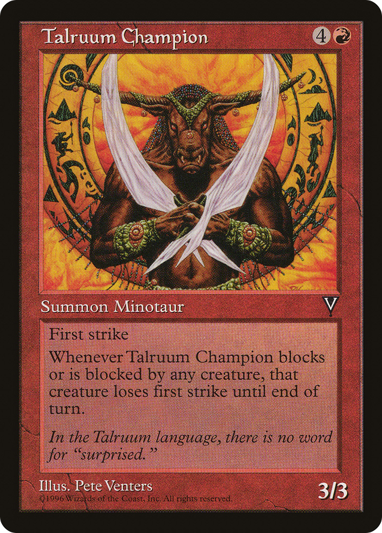 Image of Talruum Champion (VIS-) - Visions