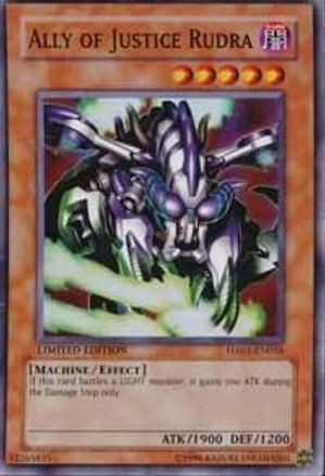 Image of Ally of Justice Rudra (HA01-EN016) - Hidden Arsenal Unlimited