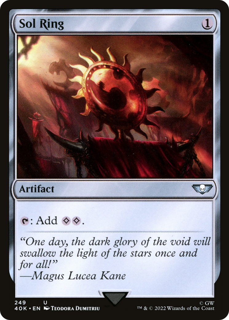 Image of Sol Ring (249) (40K-249) - Warhammer 40,000 Commander