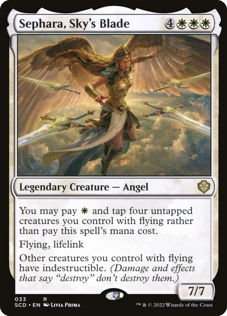 Image of Sephara, Sky's Blade (SCD-033) - Starter Commander Decks