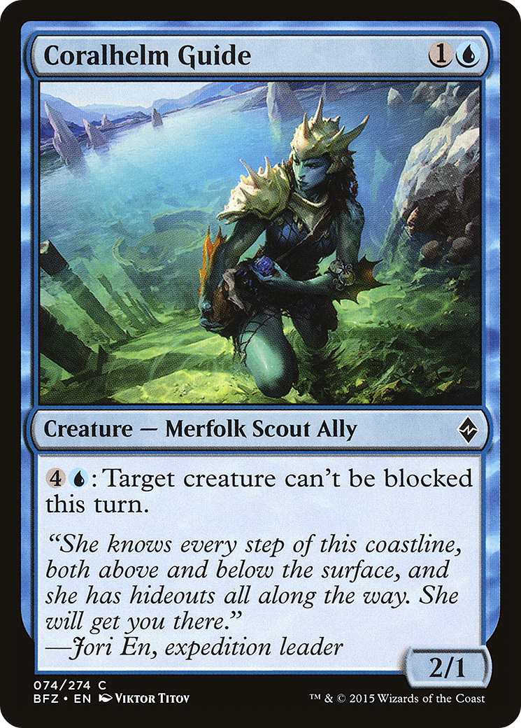 Image of Coralhelm Guide (BFZ-074) - Battle for Zendikar
