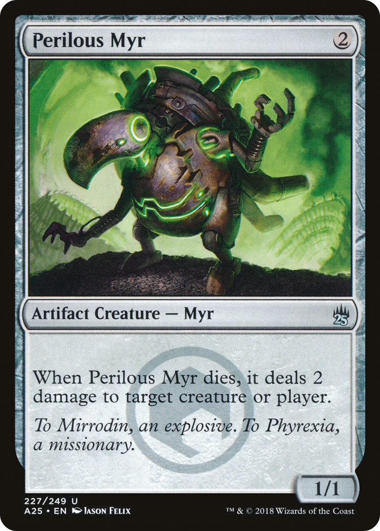 Image of Perilous Myr (A25-227) - Masters 25 Foil