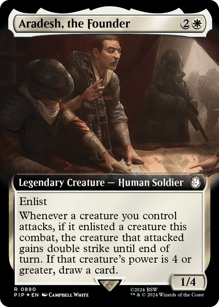 Image of Aradesh, the Founder (Extended Art) (Surge Foil) (PIP-890) - Fallout: (Extended Art) Foil