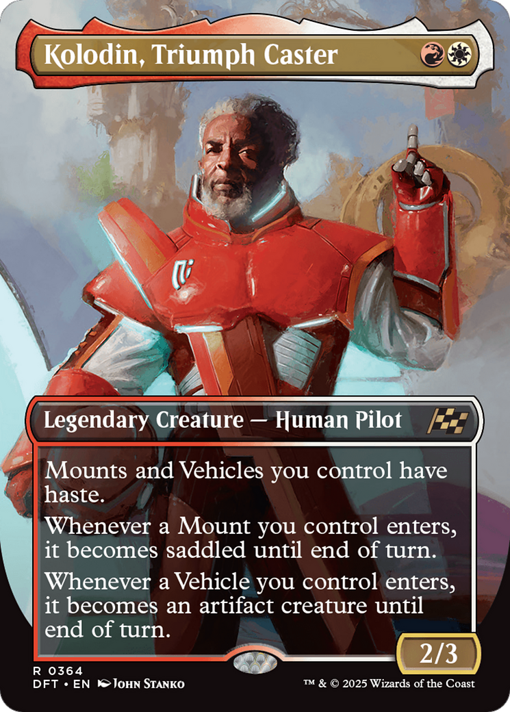 Image of Kolodin, Triumph Caster (Borderless) (DFT-364) - Aetherdrift (Borderless)