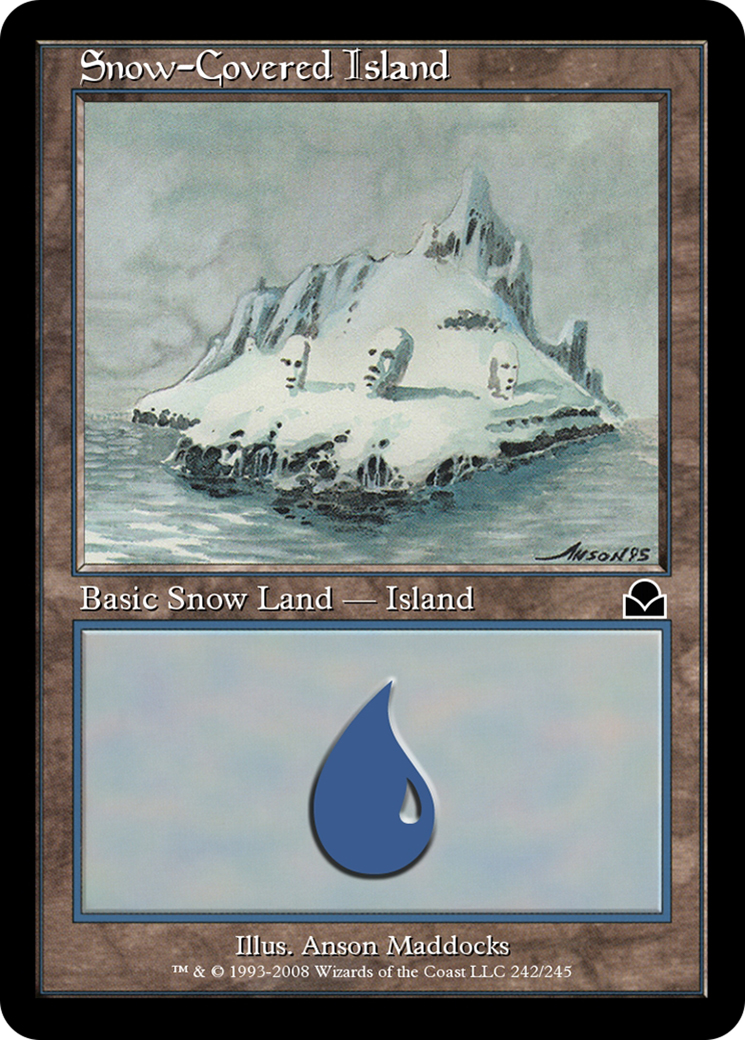 Image of Snow-Covered Island (ME2-242) - Masters Edition II Foil