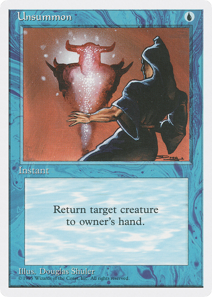 Image of Unsummon (4ED-) - Fourth Edition