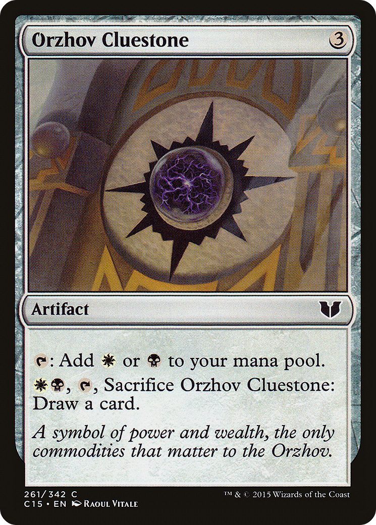 Image of Orzhov Cluestone (C15-261) - Commander 2015