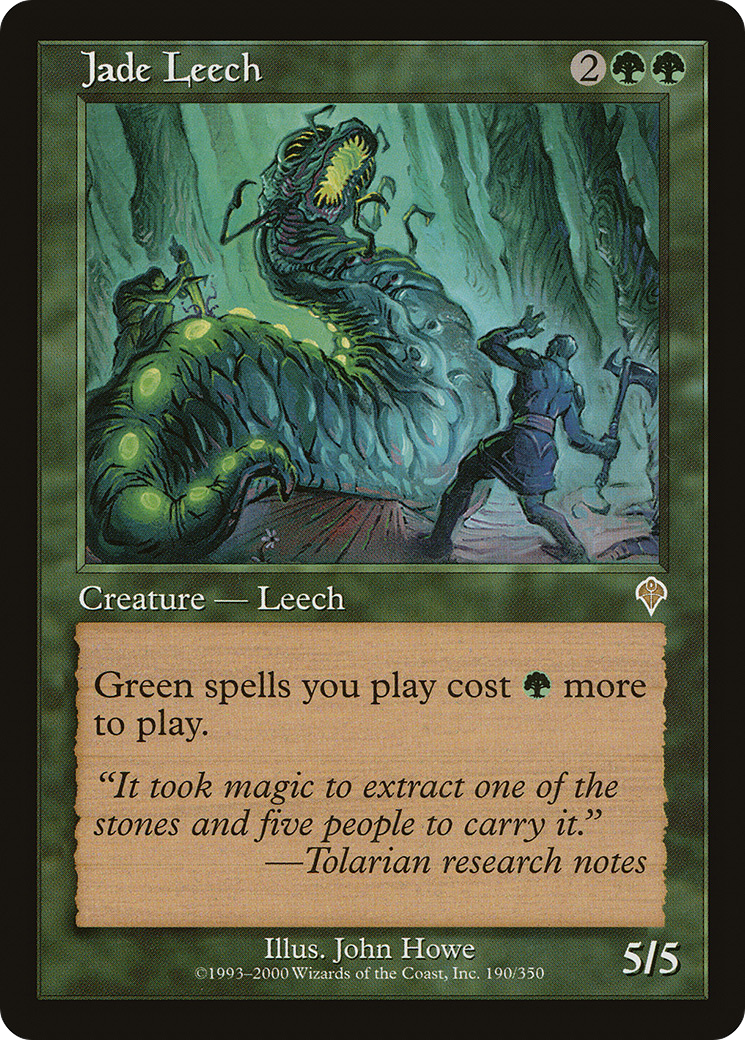 Image of Jade Leech (INV-190) - Invasion Foil