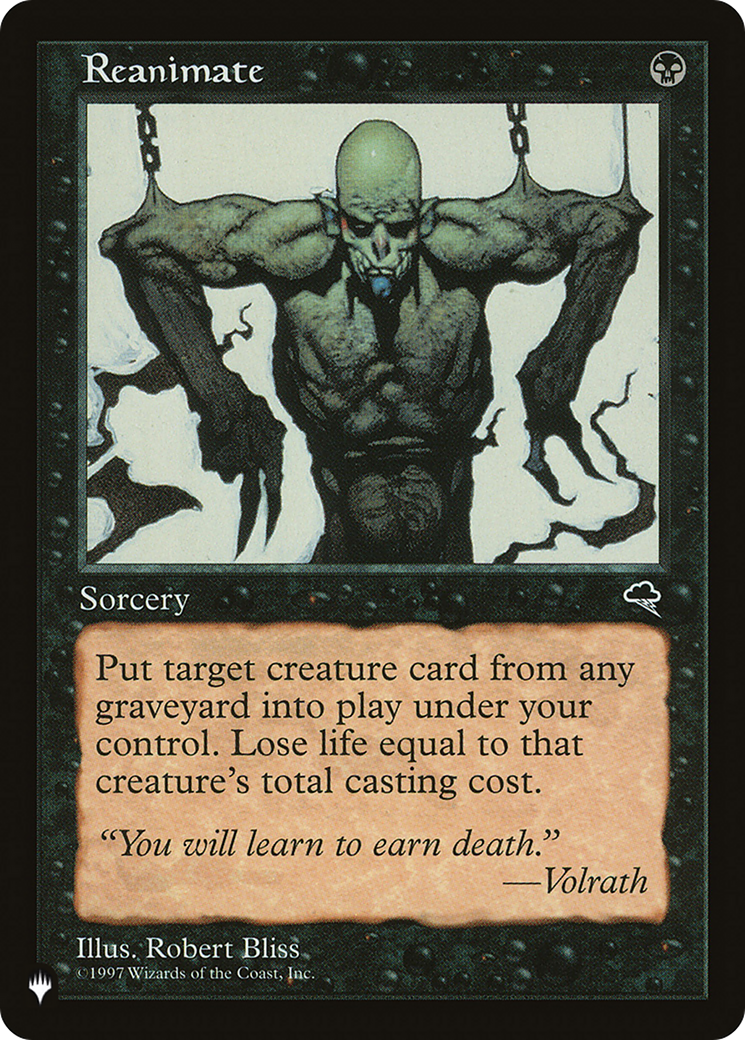 Image of Reanimate (LIST-TMP-151) - The List