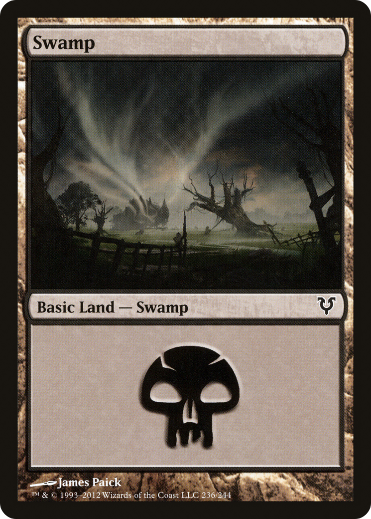 Image of Swamp (236) (AVR-236) - Avacyn Restored Foil