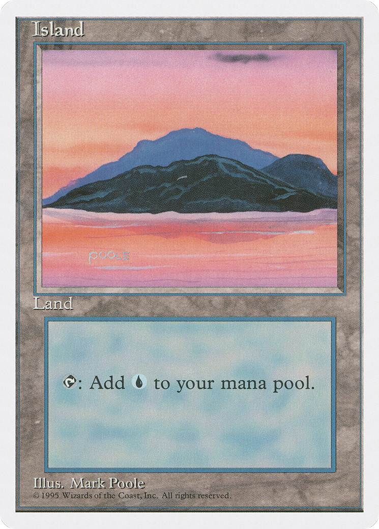 Image of Island (C) (4ED-180) - Fourth Edition