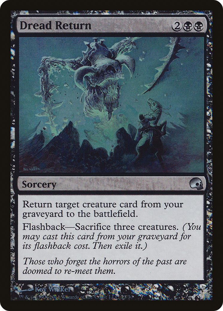 Image of Dread Return (GRV-023) - Premium Deck Series: Graveborn Foil
