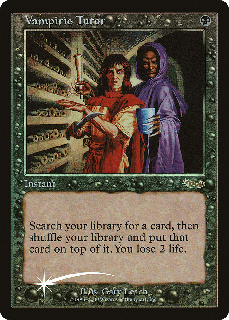 Image of Vampiric Tutor (JDG-002) - Judge Gift Cards 2000 Foil