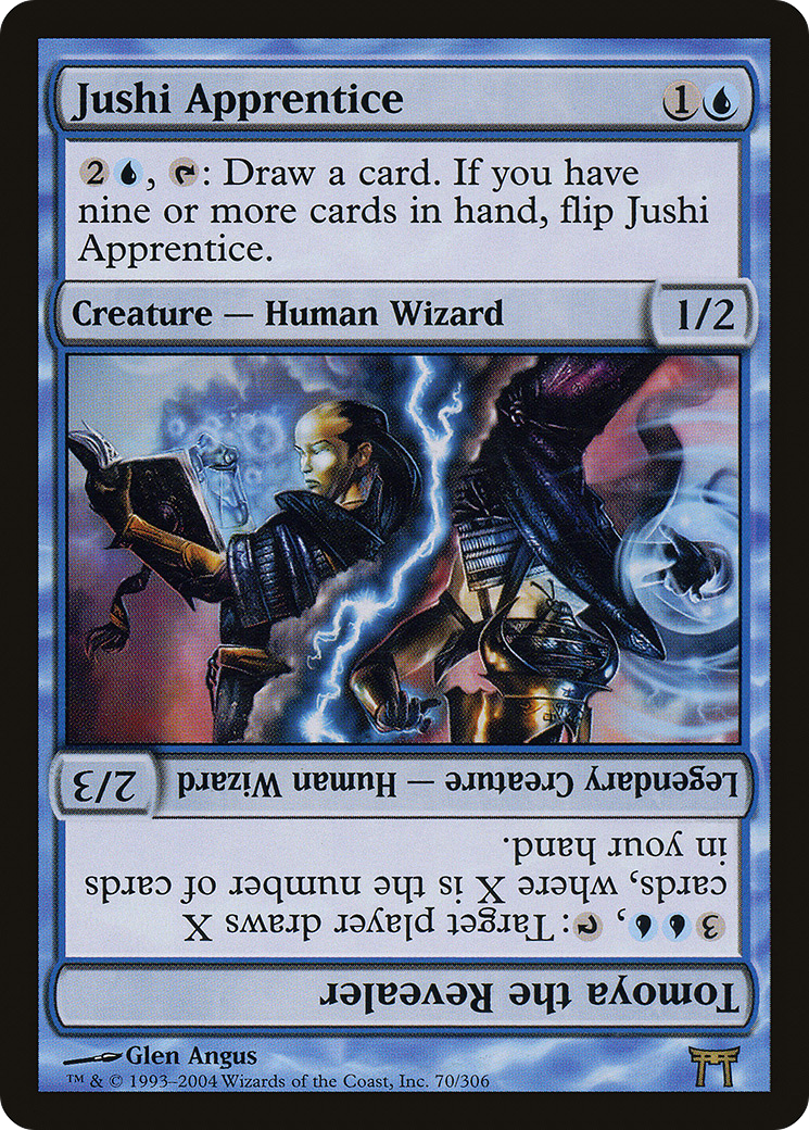 Image of Jushi Apprentice // Tomoya the Revealer (CHK-070) - Champions of Kamigawa