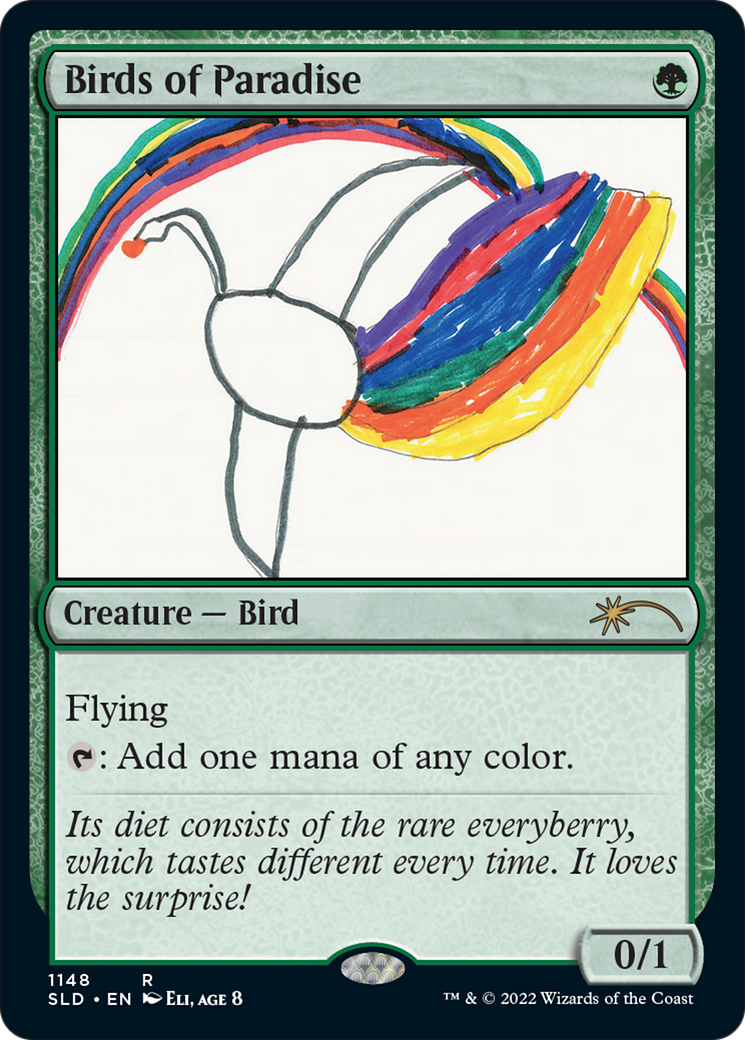 Image of Birds of Paradise (1148) (SLD-1148) - Secret Lair Drop Foil