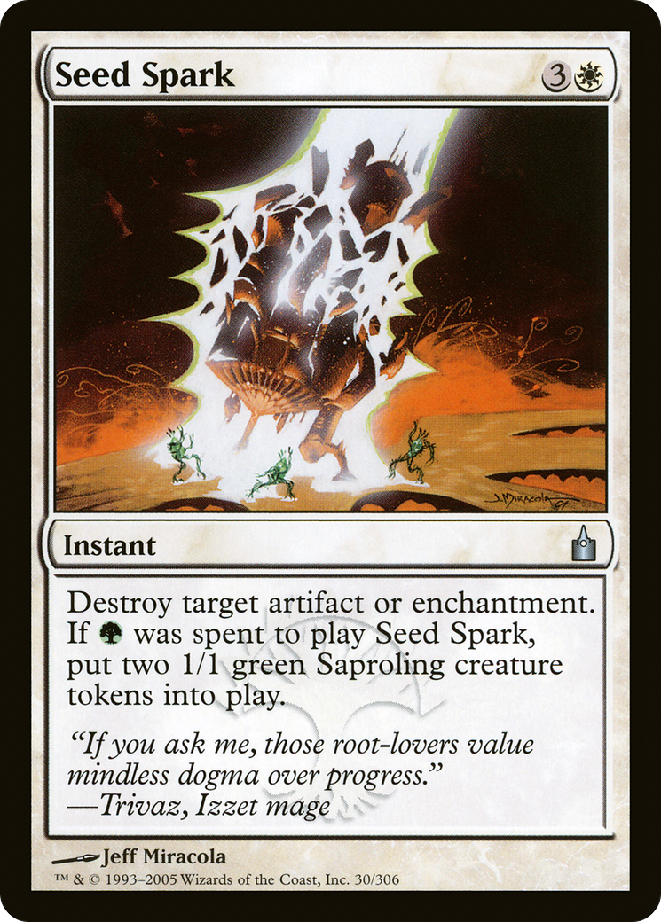 Image of Seed Spark (RAV-030) - Ravnica: City of Guilds Foil
