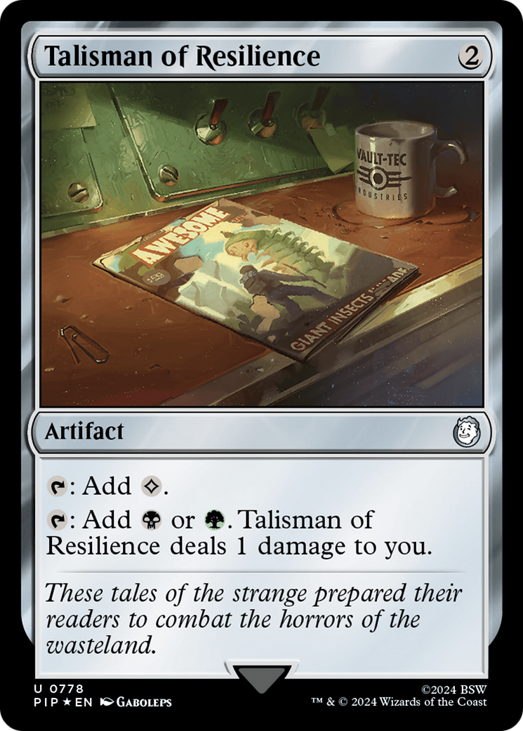 Image of Talisman of Resilience (Surge Foil) (PIP-778) - Fallout Foil