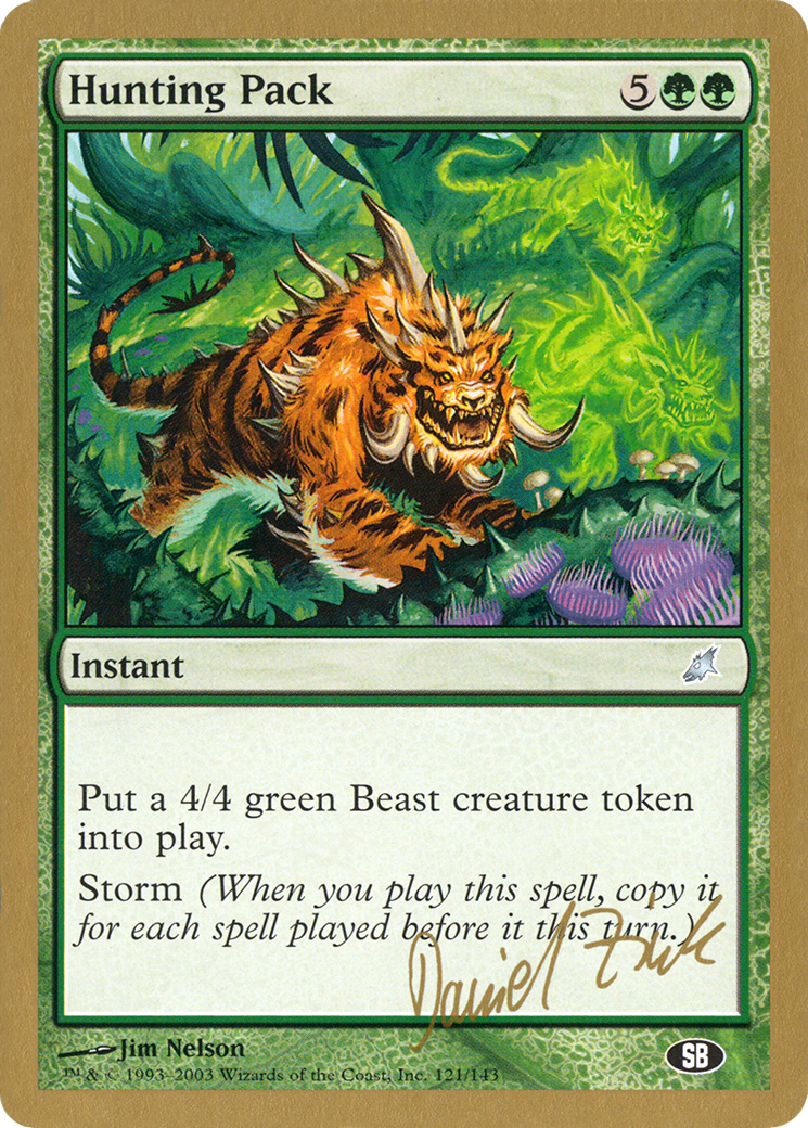 Image of Hunting Pack - 2003 Daniel Zink (SCG) (SB) (WCD-DZ121SB) - World Championship Decks 2003