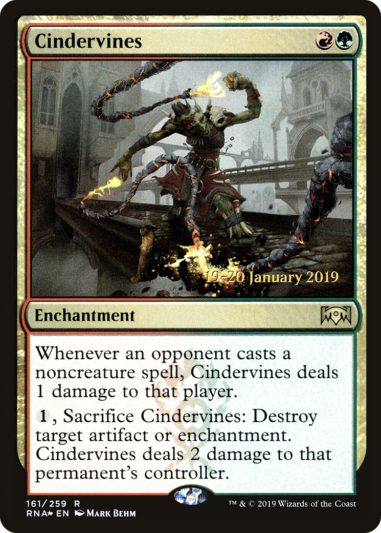 Image of Cindervines (PRE-161) - Ravnica Allegiance Promos Foil