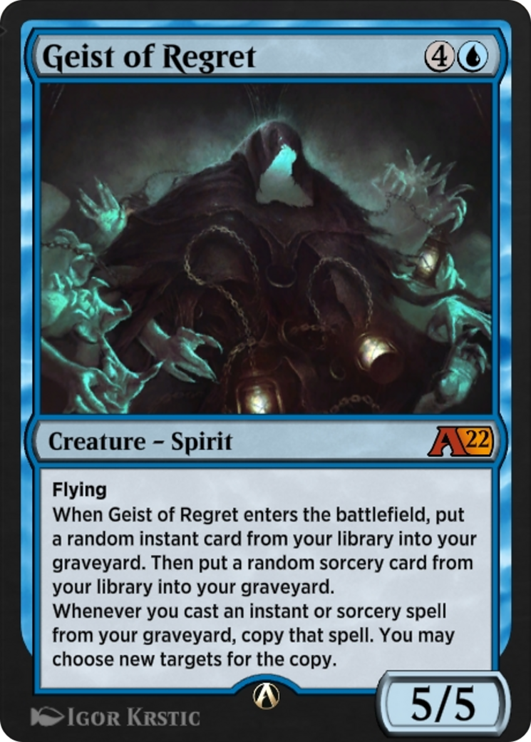 Image of Geist of Regret (Y22-016) - Alchemy: Innistrad