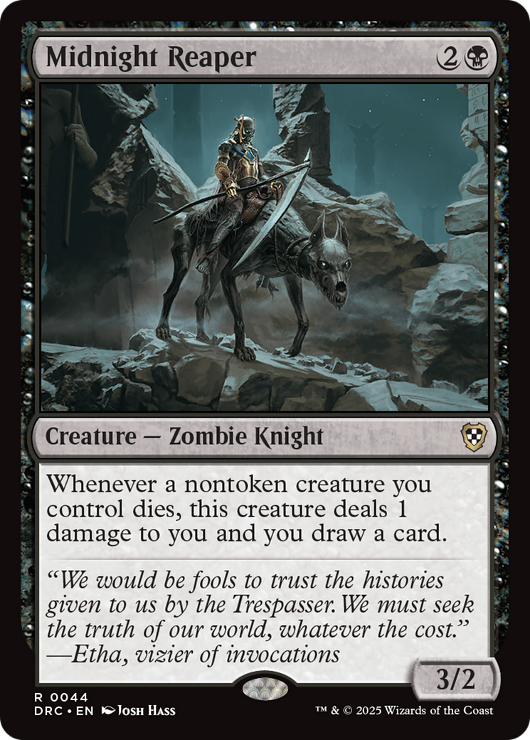 Image of Midnight Reaper (DRC-044) - Commander: Aetherdrift