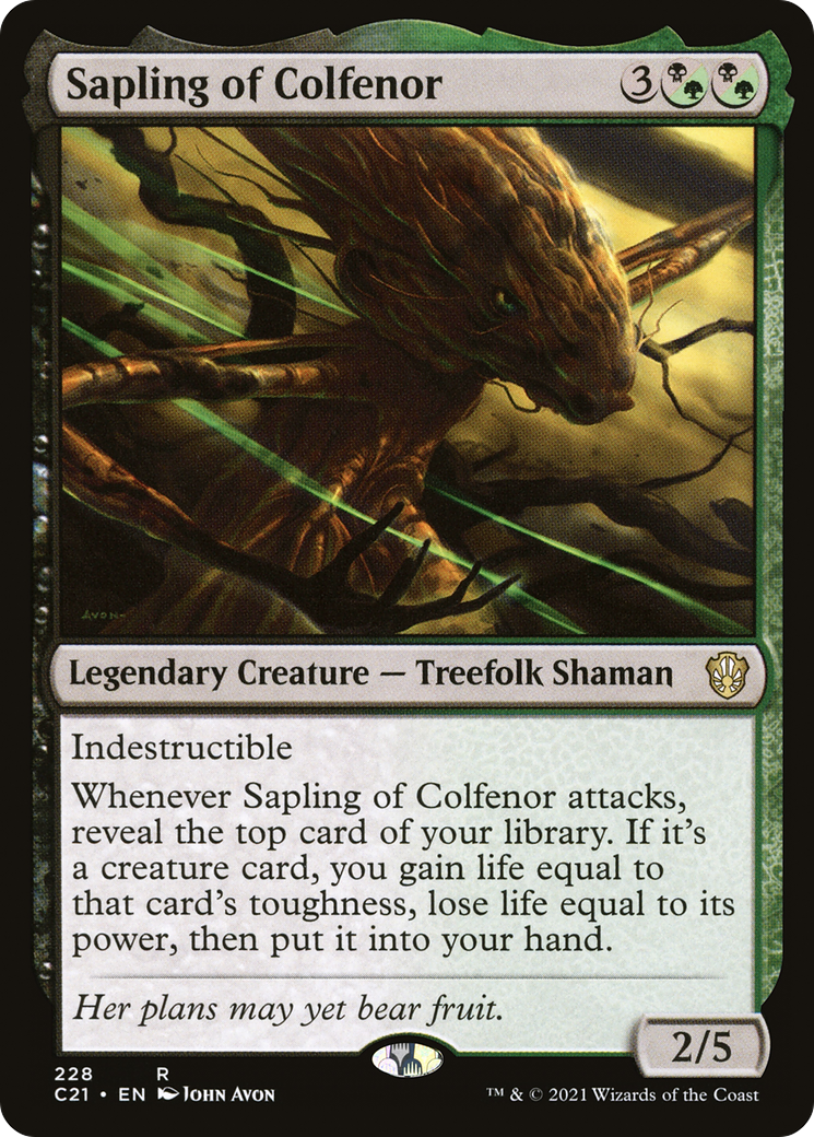Image of Sapling of Colfenor (C21-228) - Commander 2021