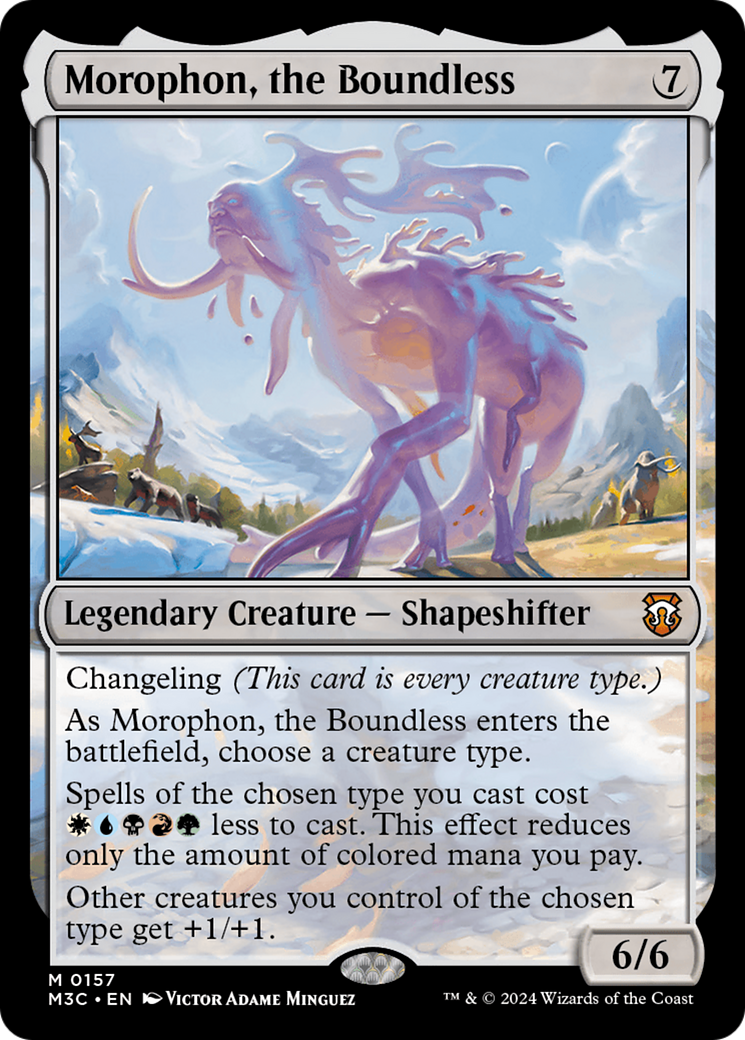 Image of Morophon, the Boundless (M3C-157) - Modern Horizons 3 Commander