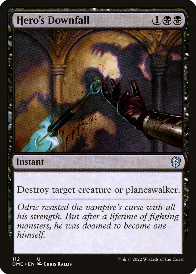 Image of Hero's Downfall (DMC-112) - Dominaria United Commander