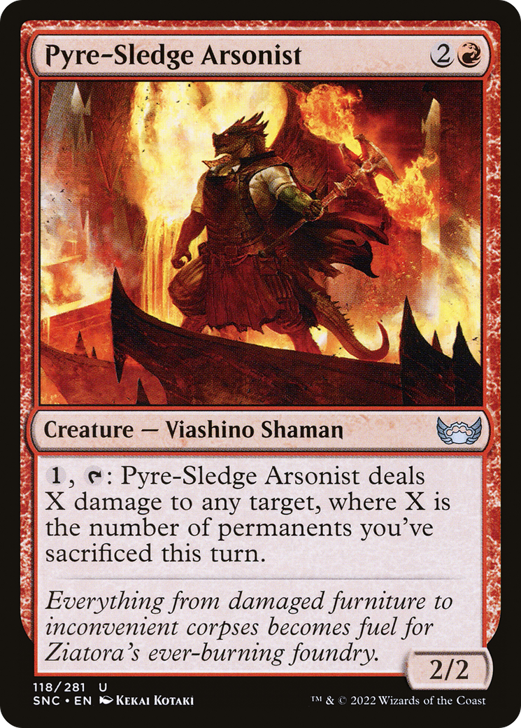 Image of Pyre-Sledge Arsonist (SNC-118) - Streets of New Capenna