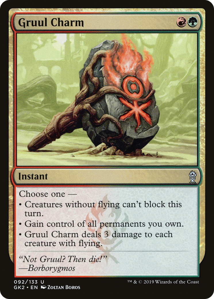 Image of Gruul Charm (GK2-092) - RNA Guild Kit