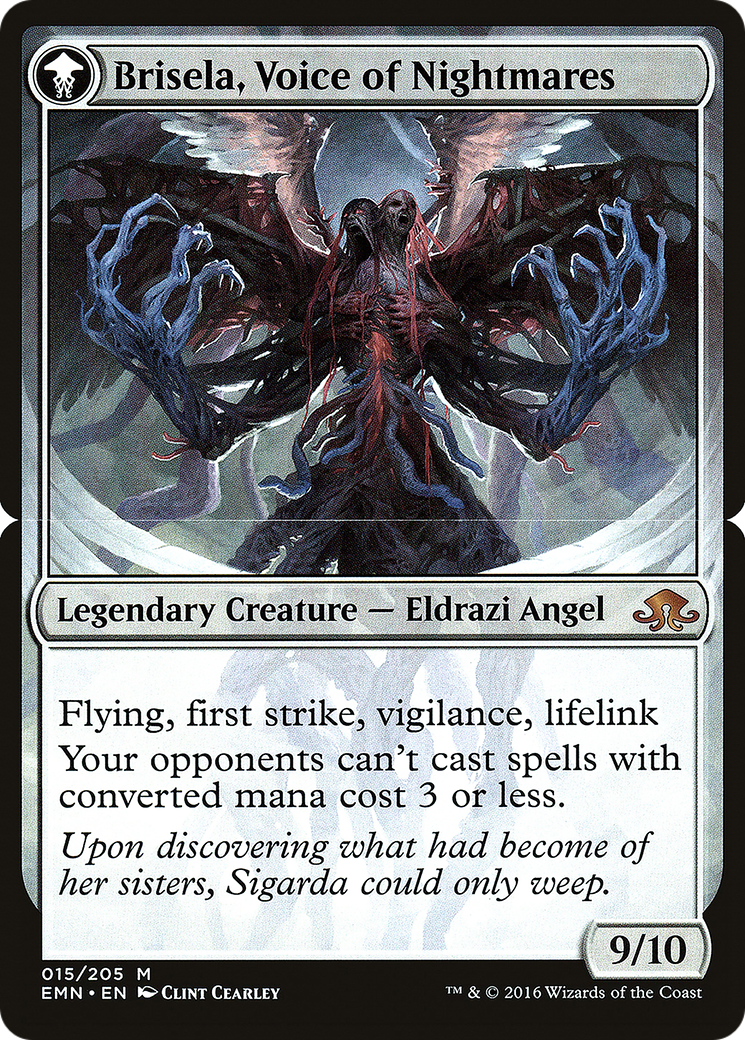 Image of Brisela, Voice of Nightmares (PEMN-15BS) - Eldritch Moon Promos: (mooneldrazidfc) Foil
