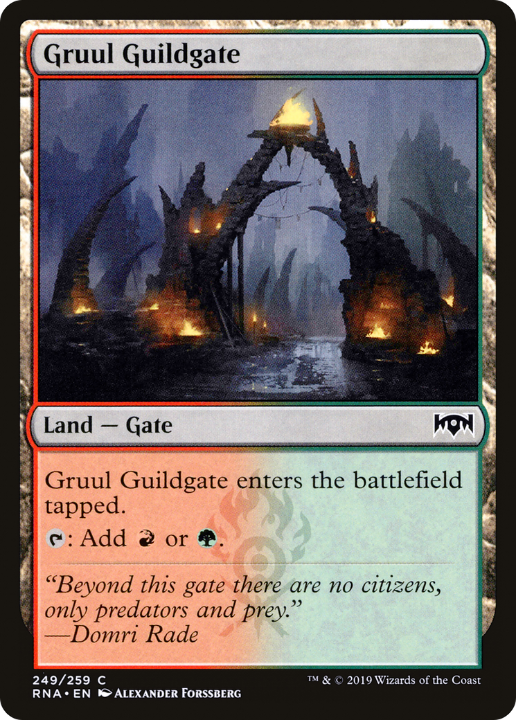 Image of Gruul Guildgate (249) (RNA-249) - Ravnica Allegiance