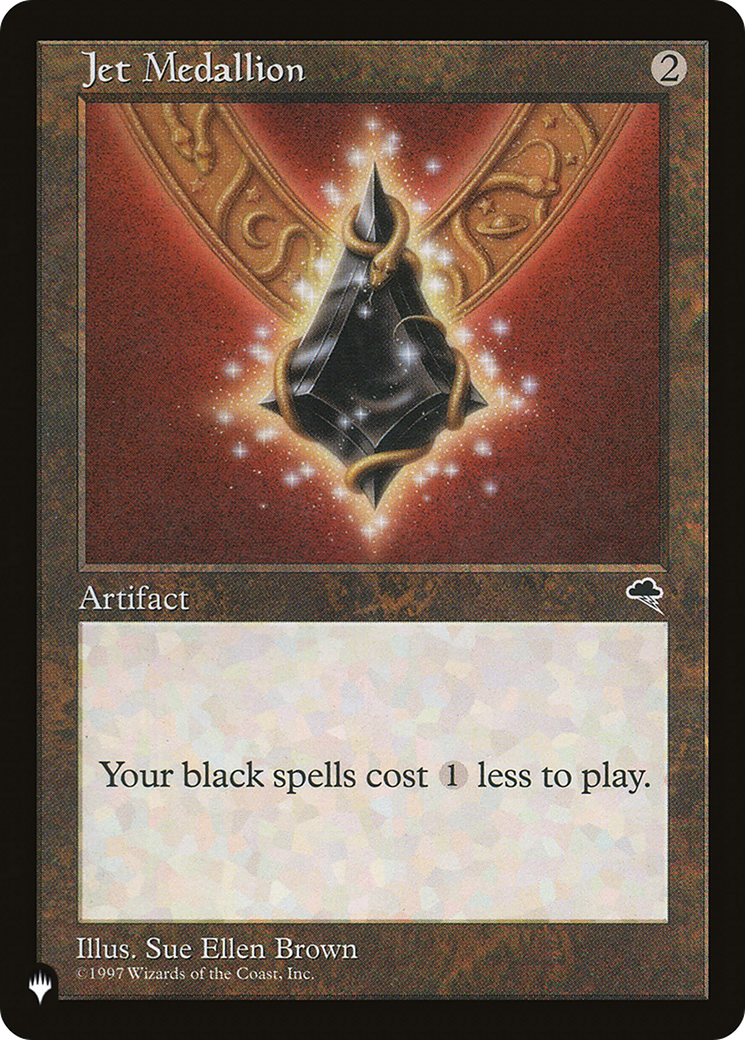 Image of Jet Medallion (LIST-) - The List